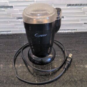 Capresso coffee and spice grinder electric portable black